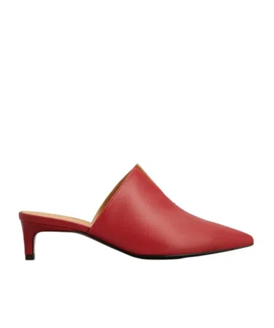 Tod's Pointed-toe Mules In Red