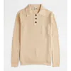 Tod's Polo Shirt In Knit In Beige