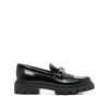 Tod's Womens Gomma Snaffle-embellished Leather Loafers Blac
