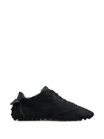 Tod's Gommino Sneakers Mit Pony-effekt In Black