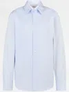 Tod's Shirt In Poplin In Blue
