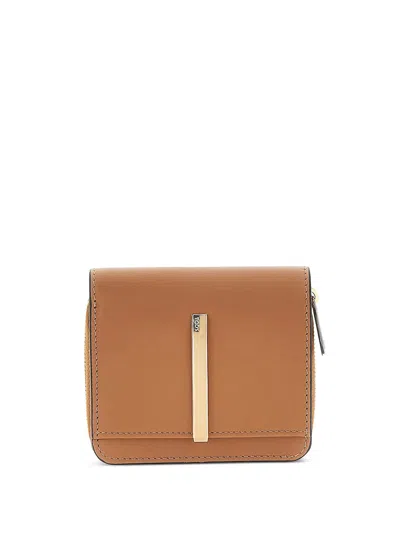 Tod's Porta Biglietti Da Visita In Pelle In Marrone