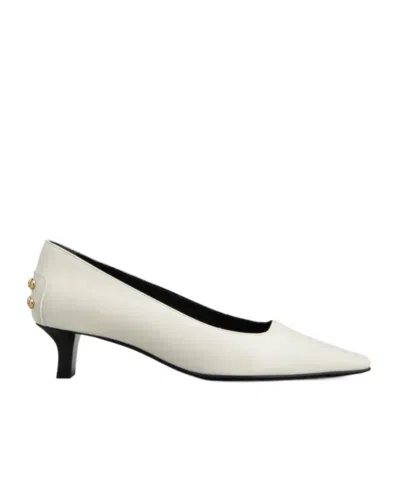 Tod's Pumps In Leather In White