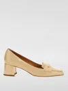 Tod's Patent Leather Pumps In Beige