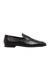 Tod's Square-toe High-shine Loafers In Black