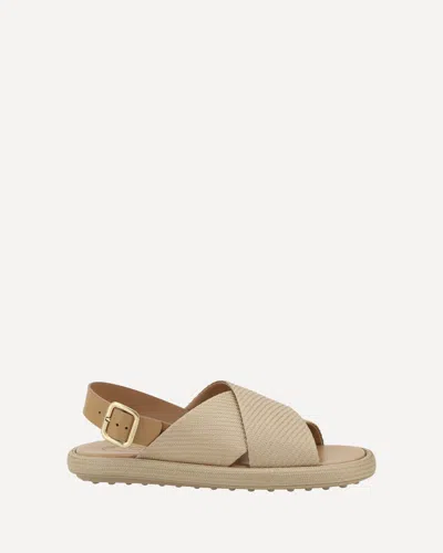 TOD'S RAFFIA SANDALS