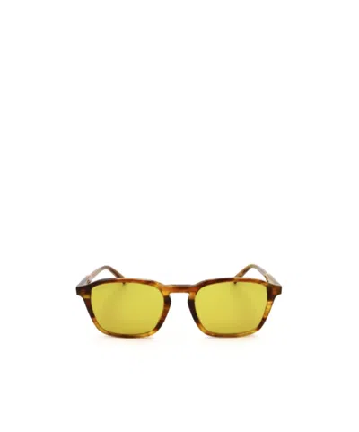 Tod's Rectangular Frame Sunglasses In Yellow