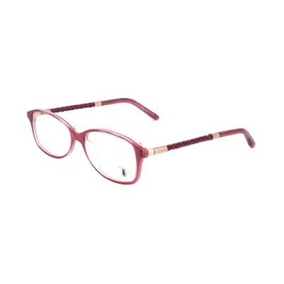 Tod's Red Acetate Frames In Pink