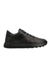 Tod's Streamlined Black Leather Sneakers With Padded Collar In Black