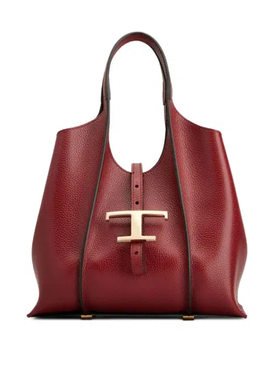 Tod's Red T Timeless Tote