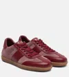 Tod's Retro Leather And Suede Sneakers