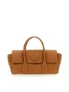 Tod's Reverse Ew Flap Small  Bag In Light Brown