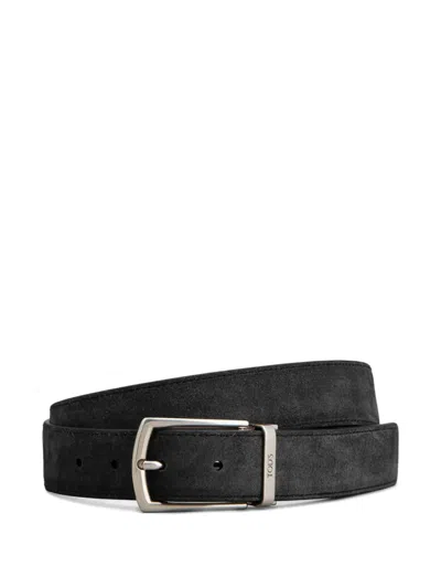 Tod's Reversible Belt In Black