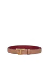 Tod's Reversible Belt In Brown