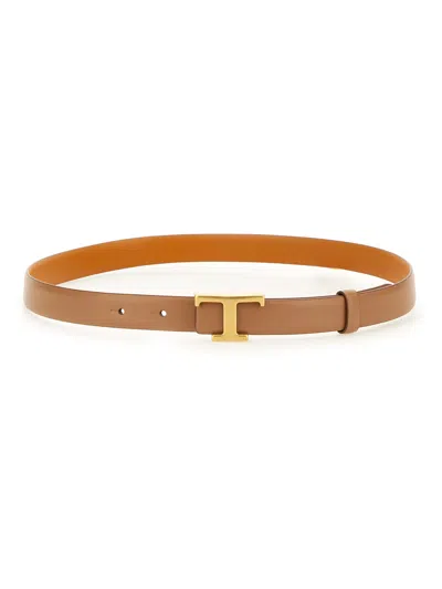 TOD'S REVERSIBLE BELT T TIMELESS