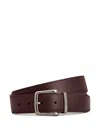 Tod's Reversible Leather Belt In Brown