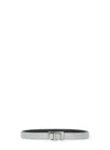 Tod's Reversible T Timeless Leather Belt In Gray