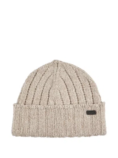 Tod's Cashmere Blend Beanie In Gray