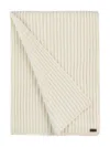 Tod's Ribbed-knit Scarf In Neutral