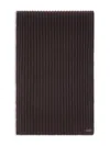 Tod's Ribbed Knit Scarf In Brown