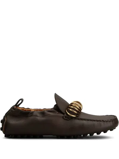 Tod's Loafer Mit Ringdetail In Braun