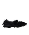Tod's Round-head Flat Shoes In Black