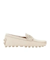 Tod's Round-head Flat Shoes In Nude