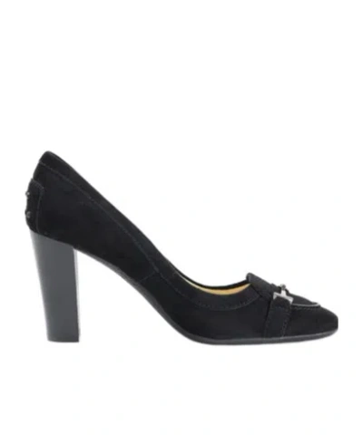 Tod's Round Head High Heels In Black