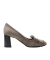 Tod's Round Head High Heels In Green