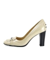 Tod's Round Head High Heels In Nude