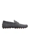 Tod's Round Head Loafer Shoes In Black