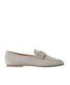 Tod's Suede Kate Loafers Hardware In Multicolor