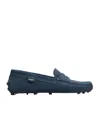 Tod's Round-head Minoccasin-bean Shoes In Blue