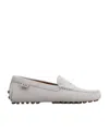 Tod's Round-head Minoccasin-bean Shoes In Gray