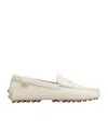 Tod's Round-head Minoccasin-bean Shoes In Nude