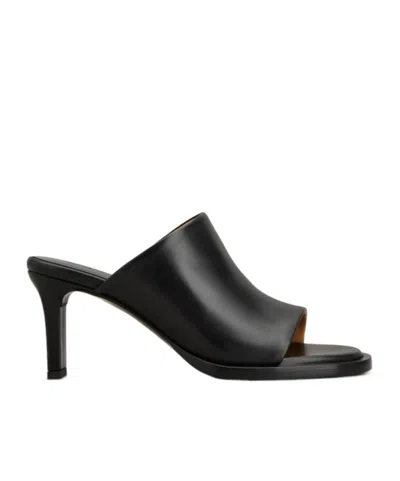 TOD'S TOD'S LOGO DEBOSSED SLIP-ON MULES