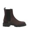 Tod's Ankle Boots With Decorative Studs In Brown