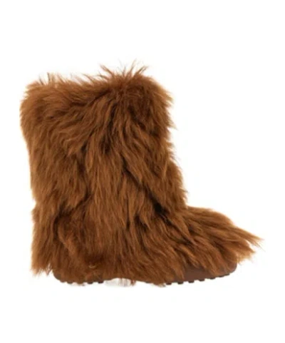 Tod's Round-head Short Boots In Brown
