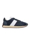 Tod's Low Top Sneakers In Midnight Blue/white In Black