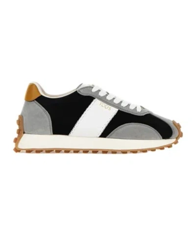 TOD'S TOD'S TRIMMED LACE-UP SNEAKERS