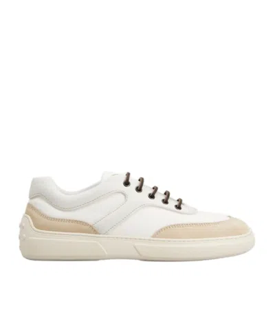 Tod's Round-head Sneakers In White