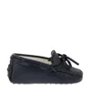 Tod's Round-headed Casual Shoes In Black