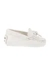 Tod's Round-headed Casual Shoes In White