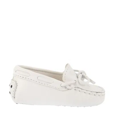 Tod's Kids' Round-headed Casual Shoes In White