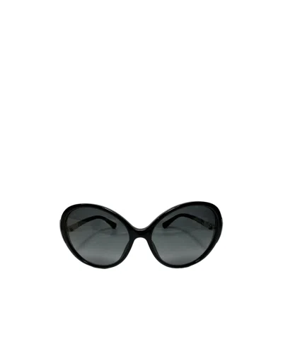 Tod's Round Logo Sunglasses In Black