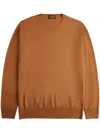 Tod's Round-neck Sweater In Brown