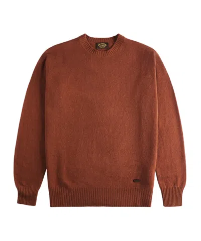 Tod's Round Neck Sweater In Brown