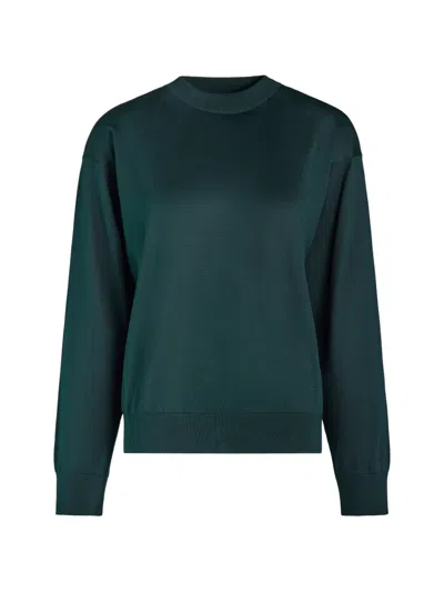 Tod's Round-neck Sweater In Green