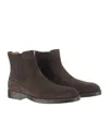 Tod's Round Toe Suede Chelsea Boots With Elastic Side Panels