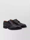 Tod's Round Toe Brogue Lace-up Shoes